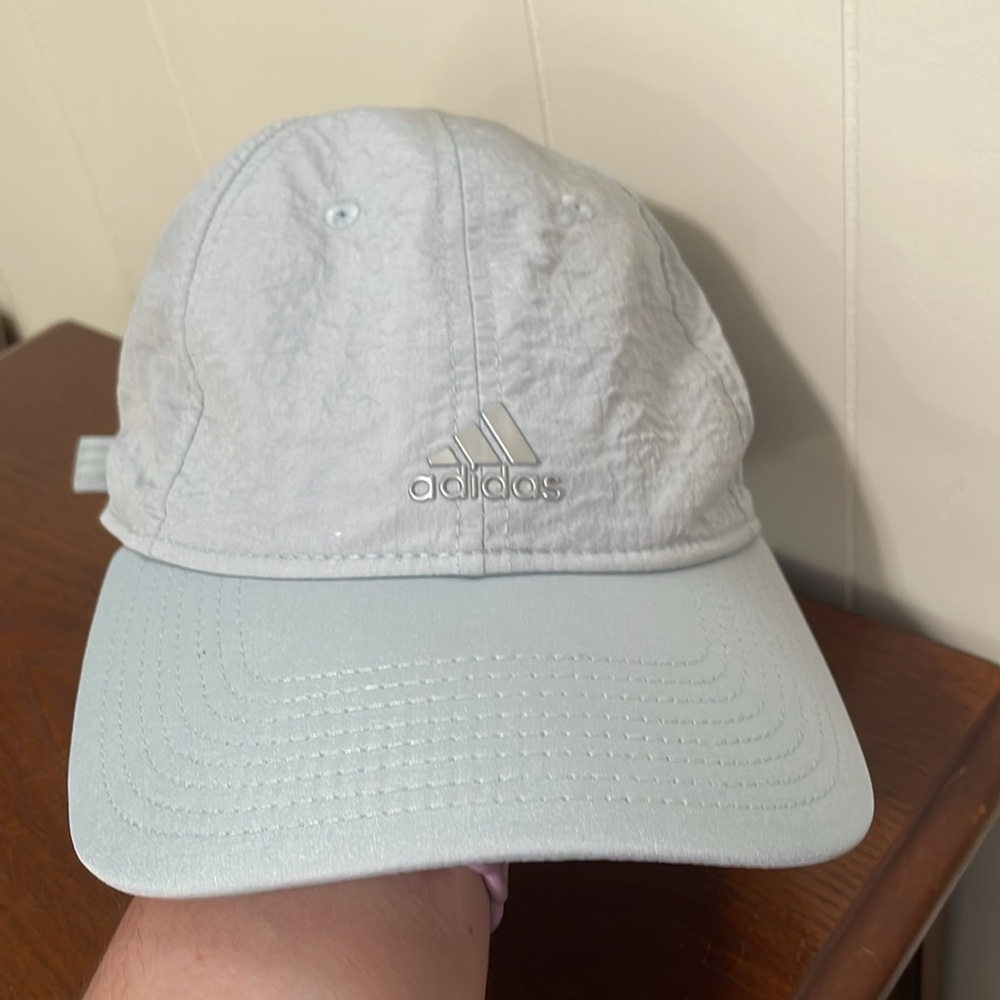 Adidas Nylon Light Gray running Hat